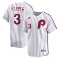Philadelphia Phillies Bryce Harper Nike White Cooperstown Collection Limited Jersey