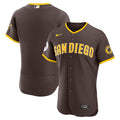 San Diego Padres Nike Brown Road Sponsor Patch Authentic Jersey