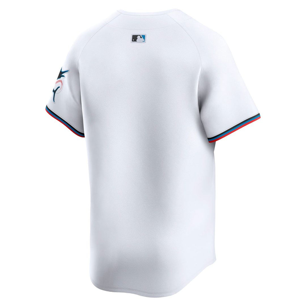 Miami Marlins Nike White Home Replica Team Jersey