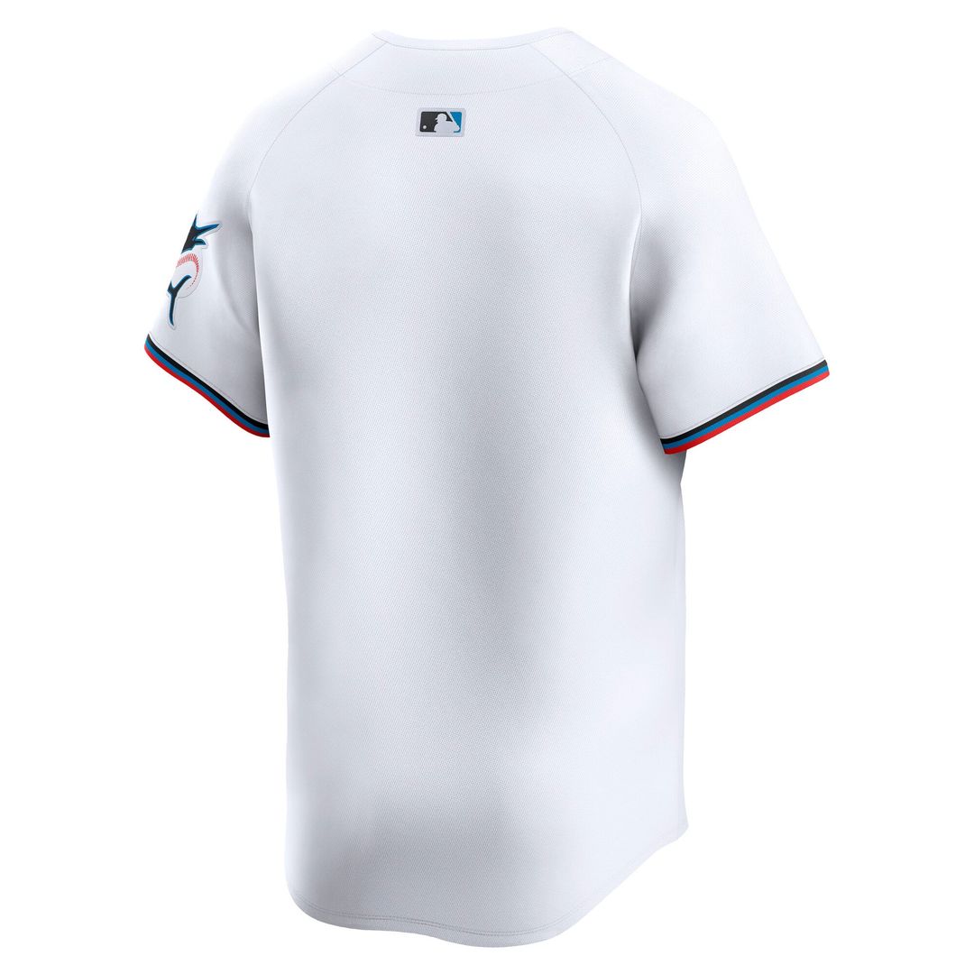 Miami Marlins Nike White Home Replica Team Jersey
