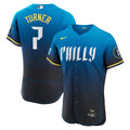 Philadelphia Phillies Trea Turner Nike Navy City Connect Authentic Sponsor Patch Jersey