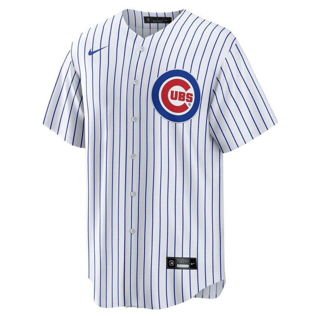 Chicago Cubs Dansby Swanson Nike White Replica Player Jersey