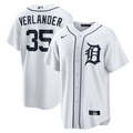 Detroit Tigers Justin Verlander Nike White Home Replica Jersey