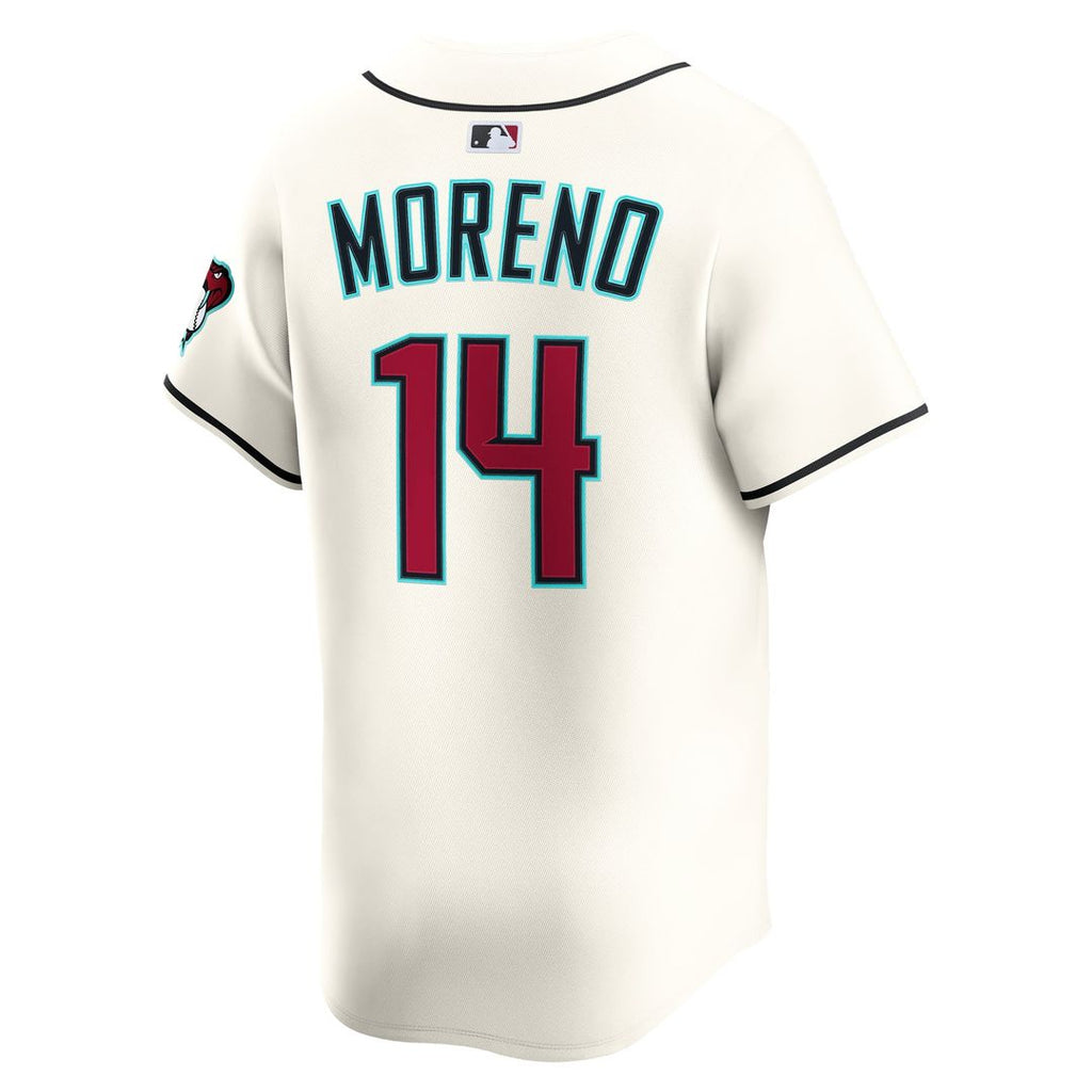 Arizona Diamondbacks Gabriel Moreno Nike Cream Home Limited Player Jersey