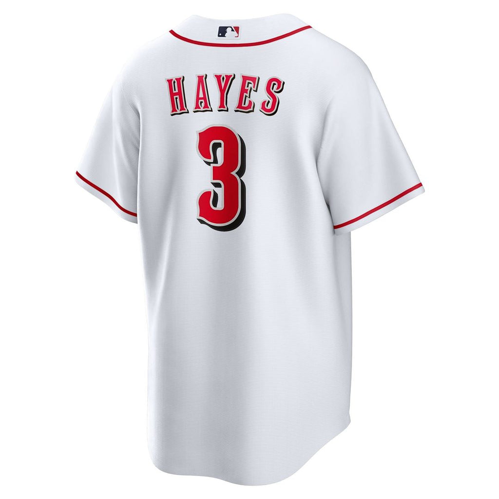 Cincinnati Reds Ke'Bryan Hayes Nike White Home Replica Jersey