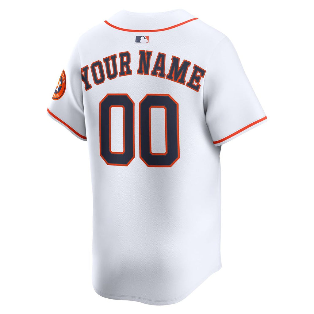 Houston Astros Nike Orange Alternate Limited Custom Jersey