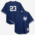 New York Yankees Don Mattingly Mitchell & Ness Navy Cooperstown Collection Big & Tall Mesh Batting Practice Jersey