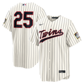 Minnesota Twins Byron Buxton Nike Cream 2026 Field of Dreams Stadium Jersey