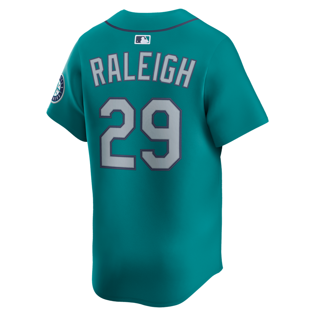 Seattle Mariners Cal Raleigh Nike Teal Alternate Limited Jersey