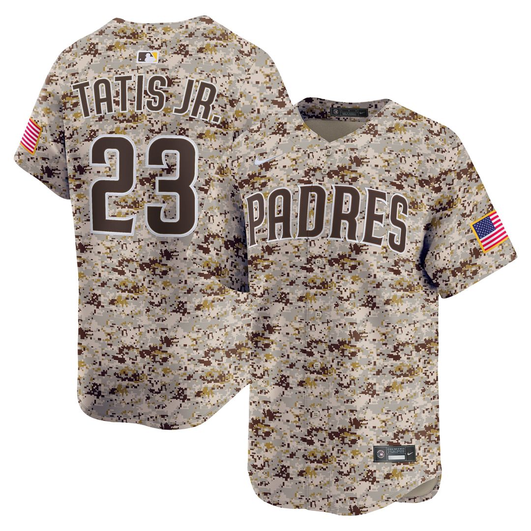 San Diego Padres Fernando Tatis Jr. Nike Camo Alternate 2 Limited Jersey