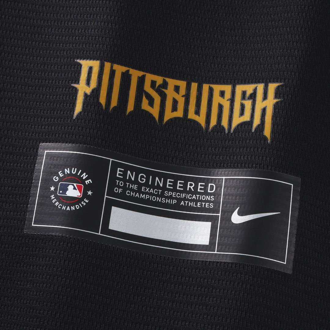 Pittsburgh Pirates Nike Black 2026 City Connect Stadium Jersey