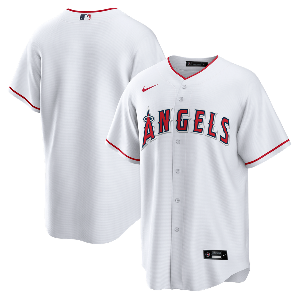 Los Angeles Angels Nike White Home Big & Tall Replica Jersey