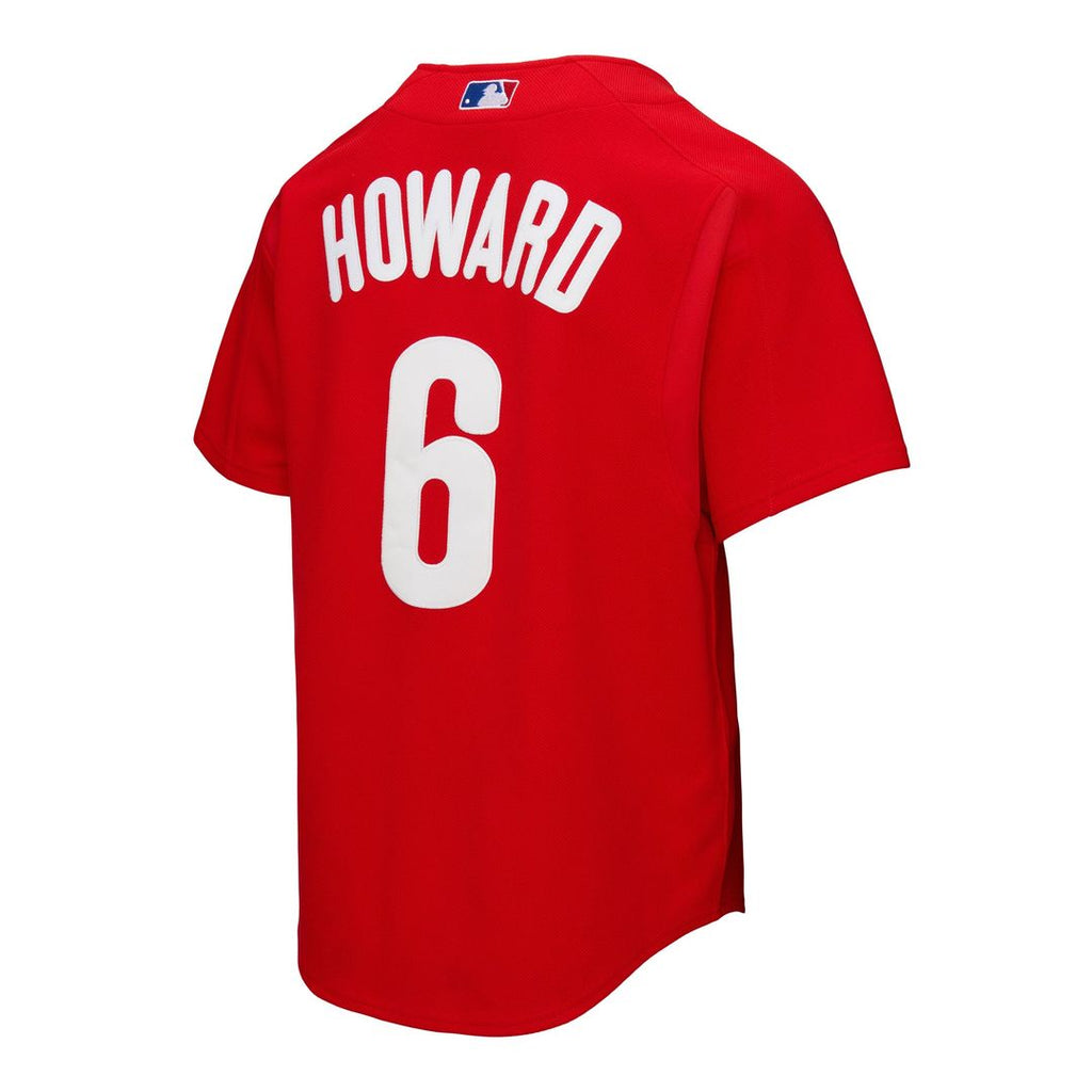 Philadelphia Phillies Ryan Howard Mitchell & Ness Red Big & Tall Cooperstown Mesh Batting Practice Jersey