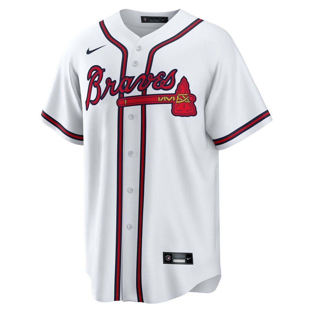Atlanta Braves Spencer Schwellenbach Nike White Home Replica Jersey