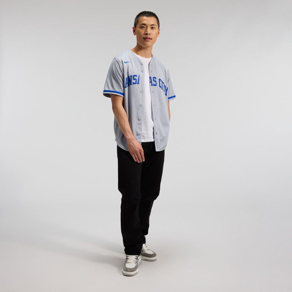 Kansas City Royals Bobby Witt Jr. Nike Gray Road Replica Jersey