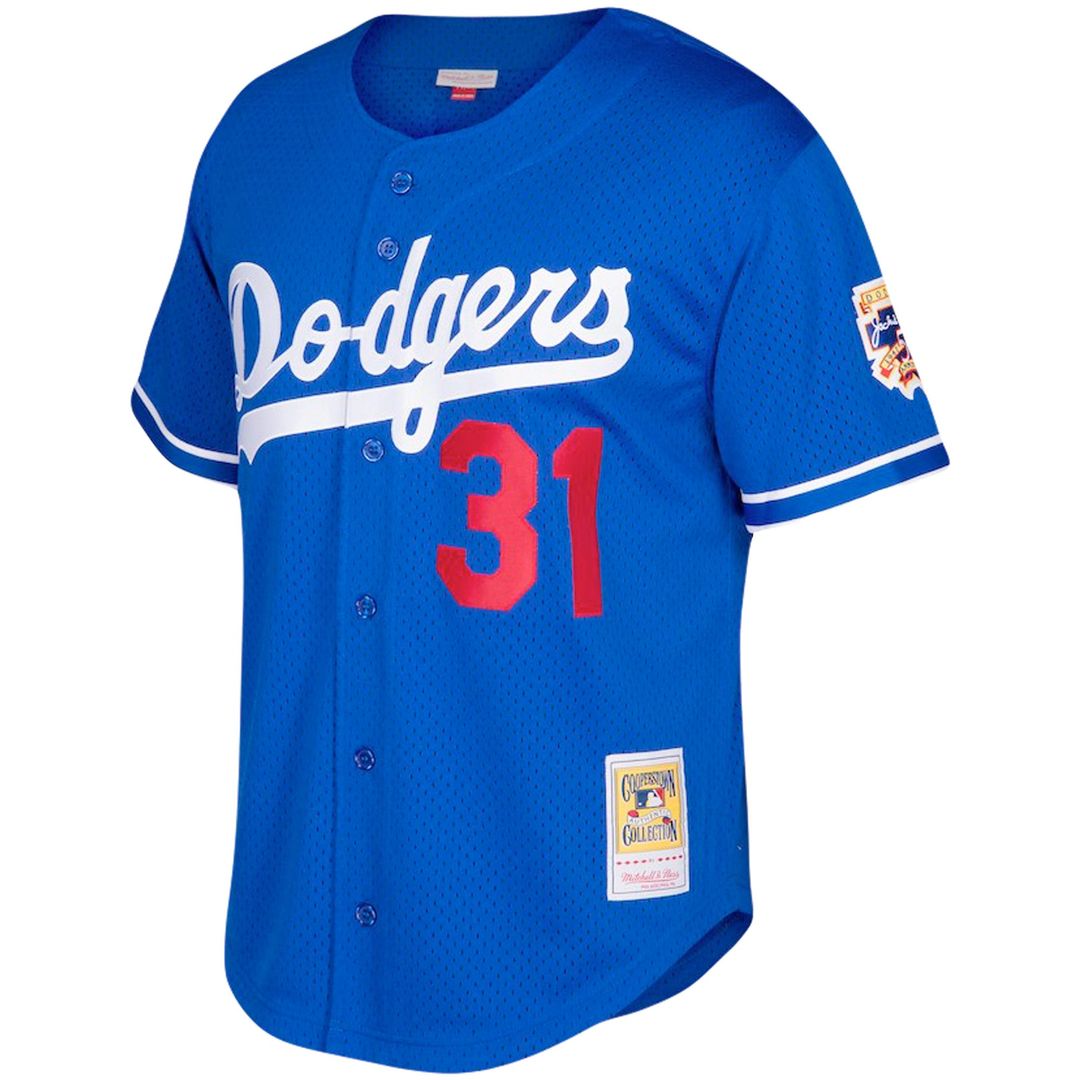 Los Angeles Dodgers Mike Piazza Mitchell & Ness Royal Big & Tall Cooperstown Mesh Batting Practice Jersey