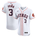 Houston Astros Jeremy Peña Nike White Home Elite Player Jersey