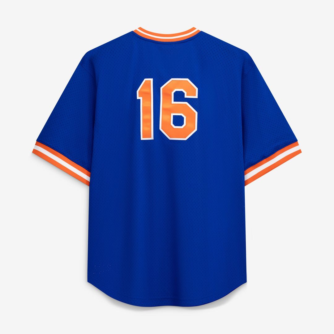 New York Mets Dwight Gooden Profile Royal Big & Tall Cooperstown Collection Mesh Batting Practice Jersey