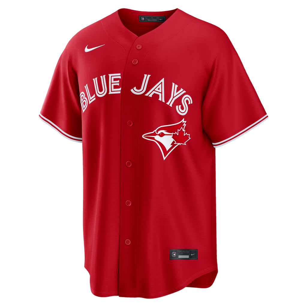 Toronto Blue Jays Trey Yesavage Nike Red Canada Day Replica Jersey