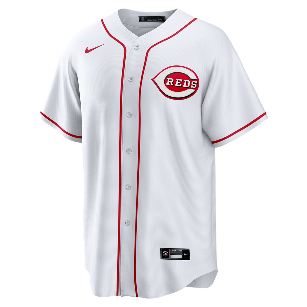 Cincinnati Reds Eugenio Suárez Nike White Home Replica Jersey