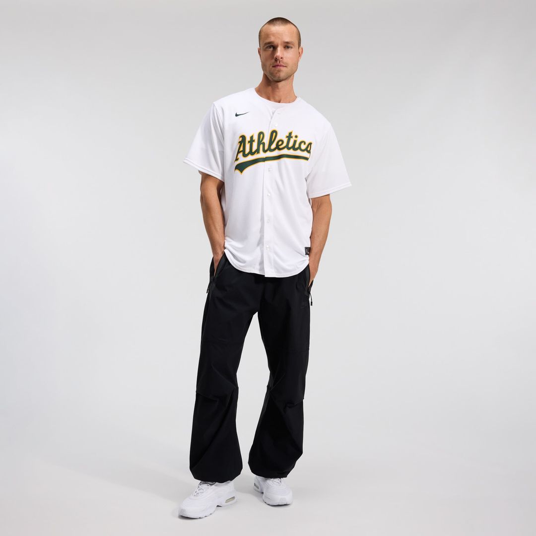 Athletics Nike White Home Replica Team Jersey