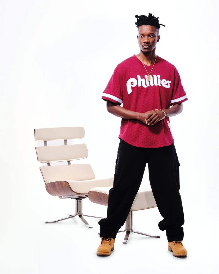 Philadelphia Phillies John Kruk Mitchell & Ness Burgundy Big & Tall Cooperstown Collection Mesh Batting Practice Jersey