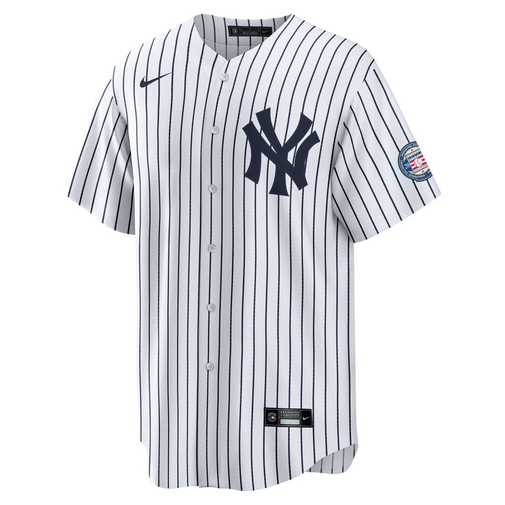 New York Yankees CC Sabathia Nike White 2025 Baseball Hall of Fame Name & Number Retired Replica Jersey
