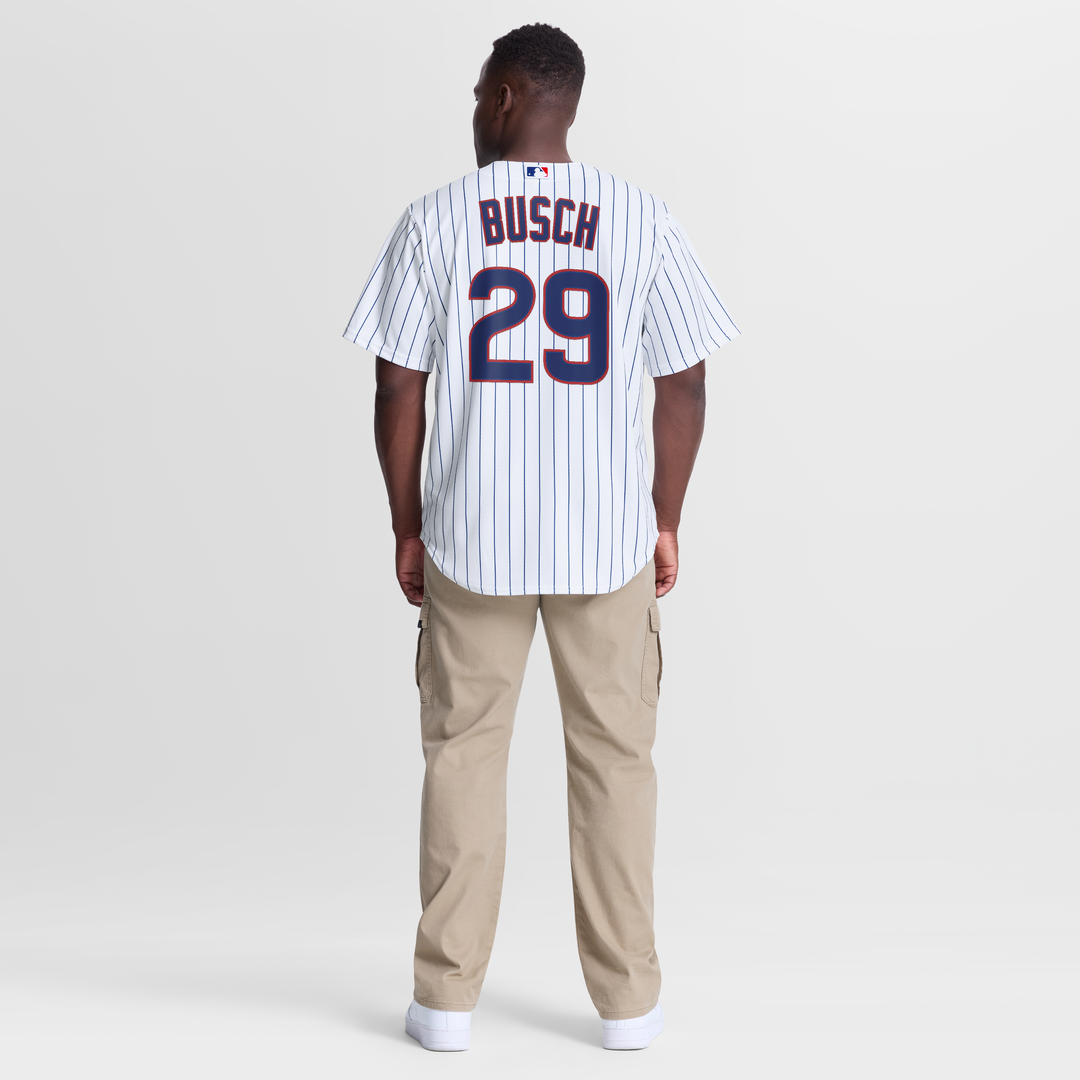 Chicago Cubs Michael Busch Nike White Home Replica Jersey