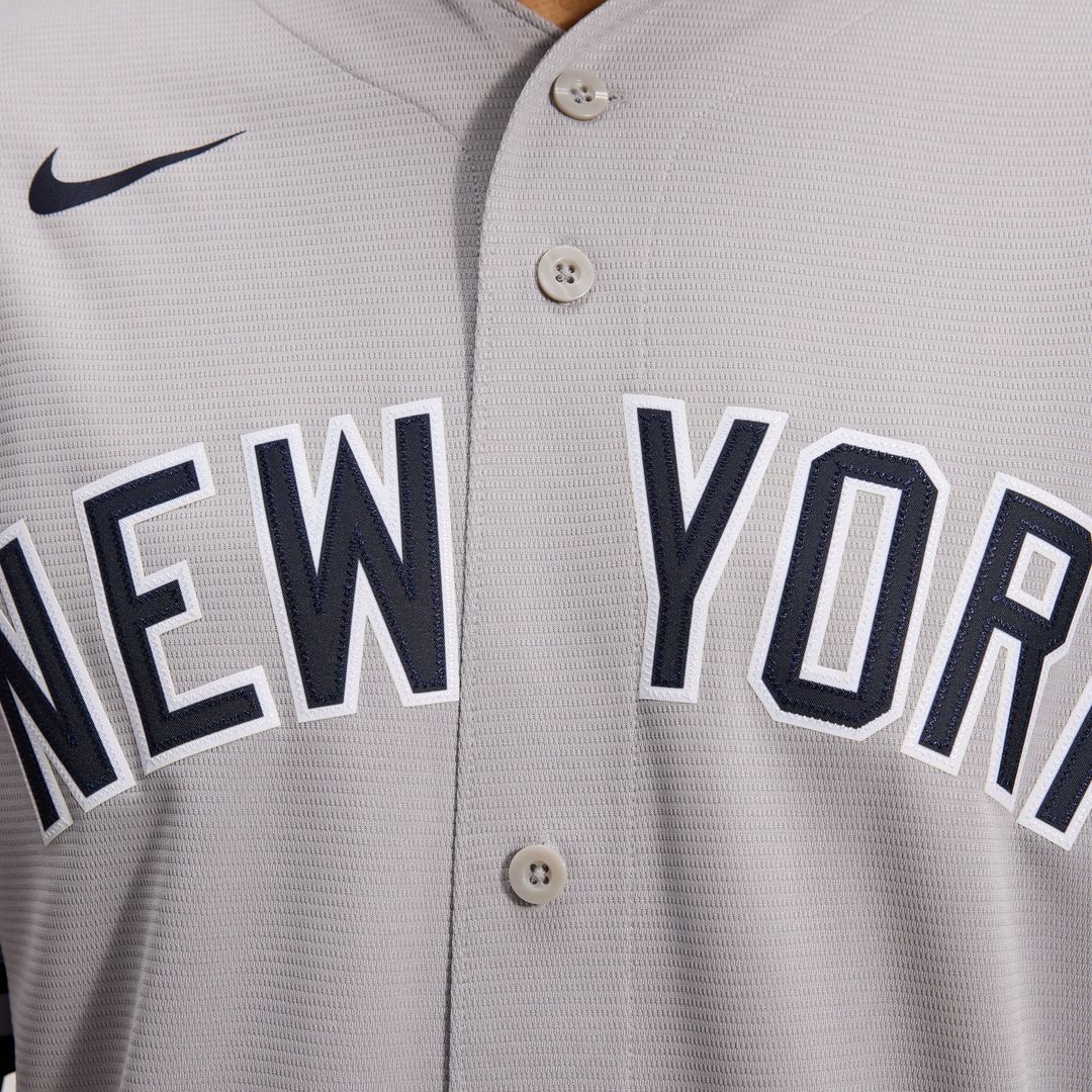 New York Yankees Anthony Volpe Nike Gray Road Replica Jersey