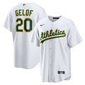 Athletics Zack Gelof Nike White Home Replica Jersey