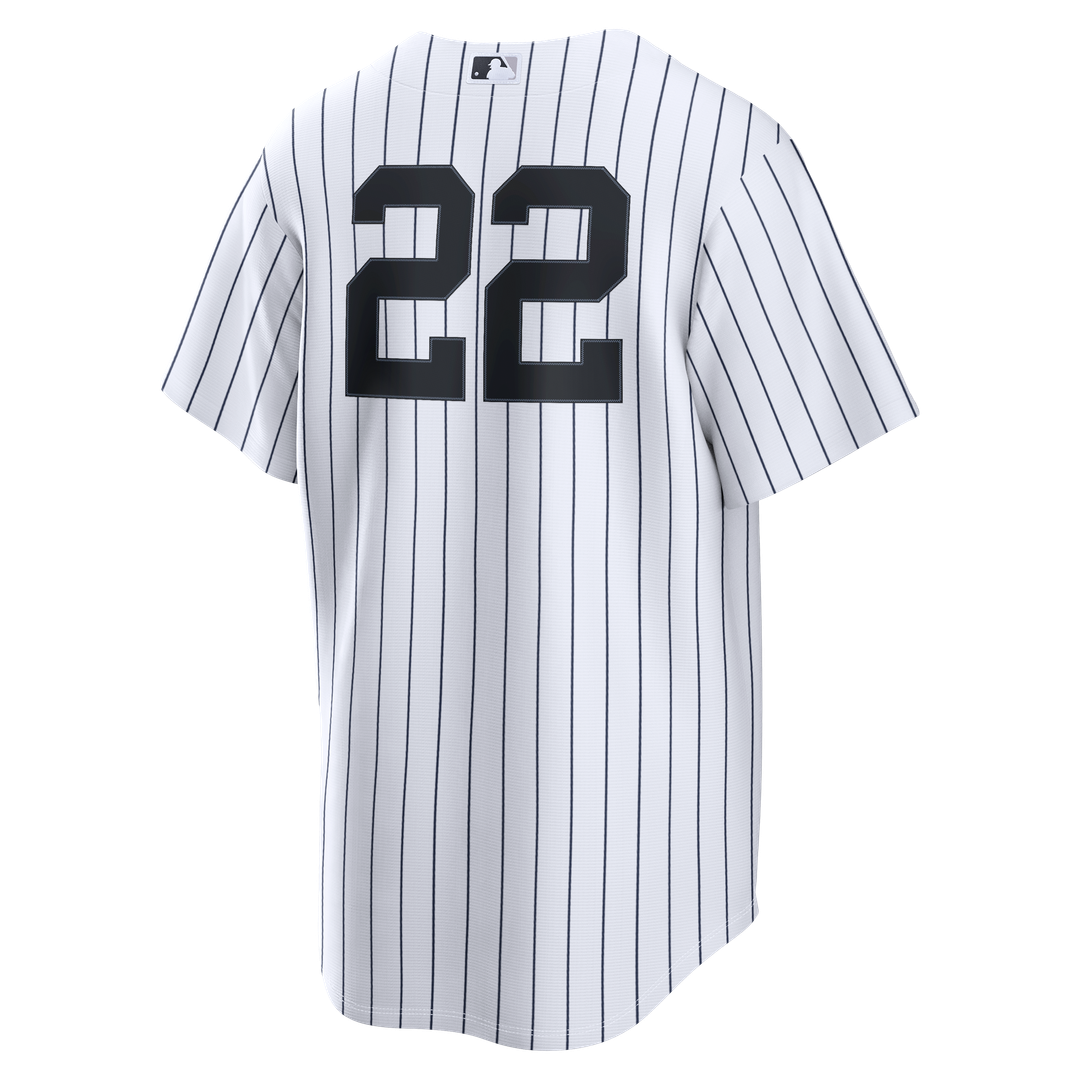 New York Yankees Ben Rice Nike White Home Replica Jersey