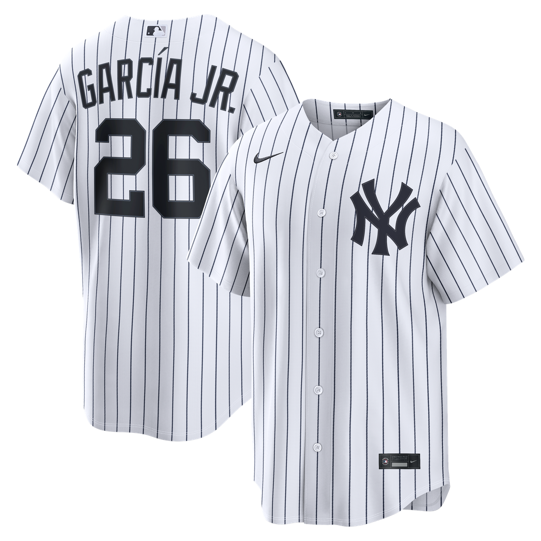 New York Yankees Luis García Jr. Nike White Home Replica Jersey