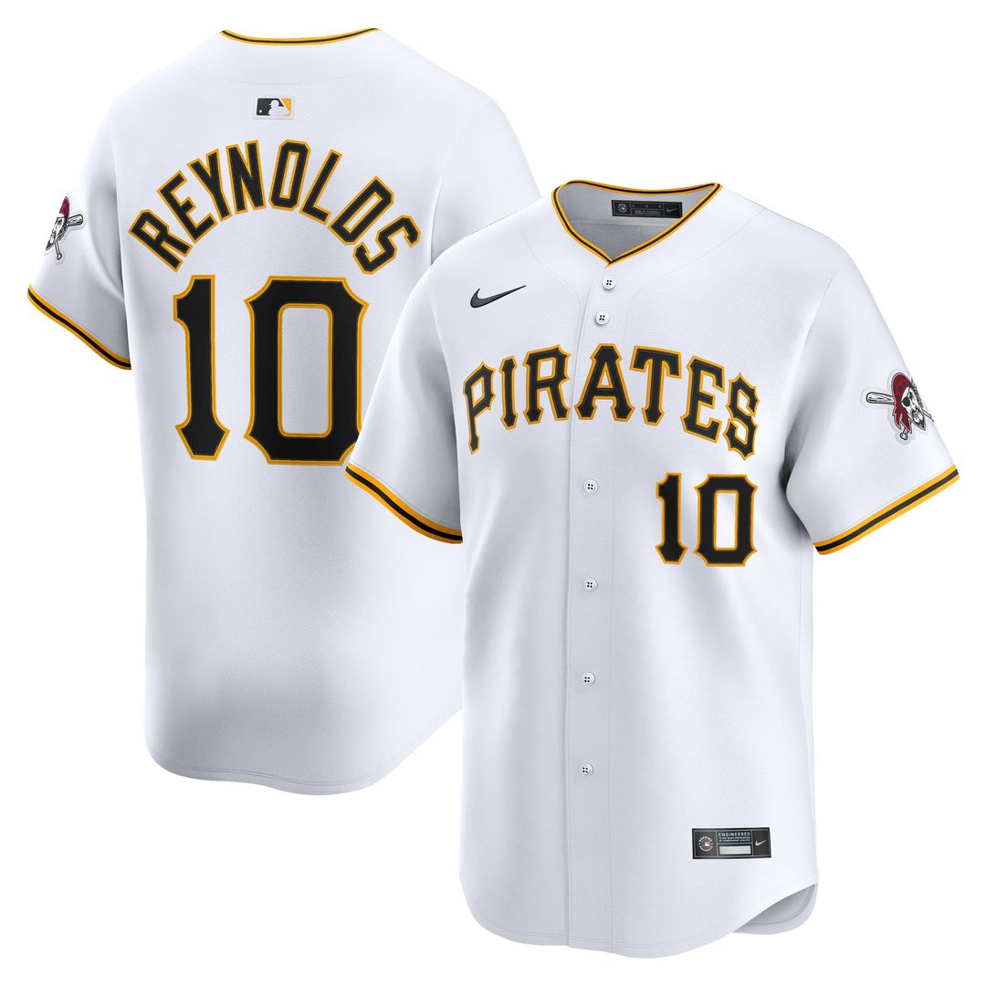 Pittsburgh Pirates Bryan Reynolds Nike White Home Limited Player Jersey