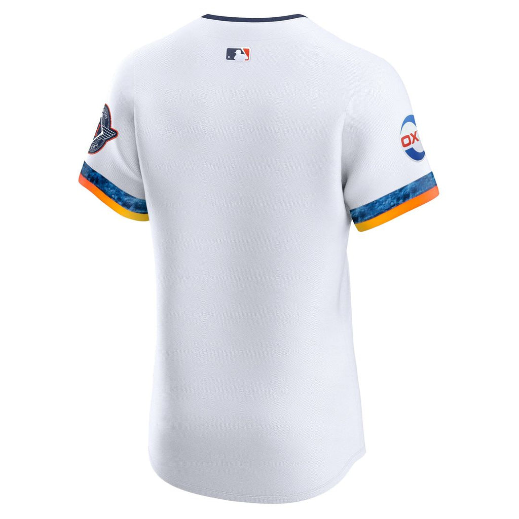 Houston Astros Nike White 2025 City Connect Elite Jersey