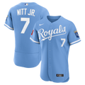 Kansas City Royals Bobby Witt Jr. Nike Light Blue Alternate Authentic Sponsor Patch Jersey