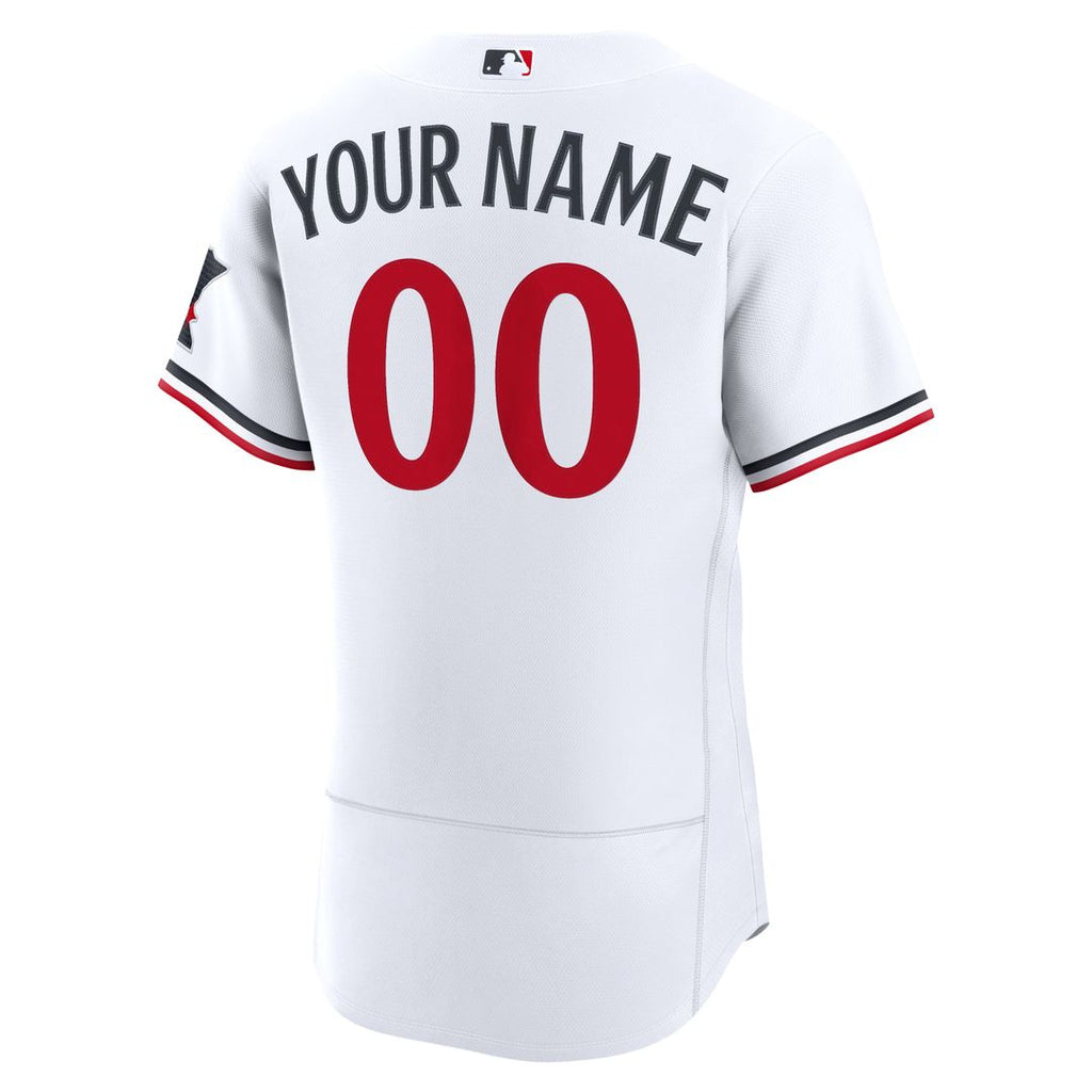 Minnesota Twins Nike White Home Authentic Custom Jersey