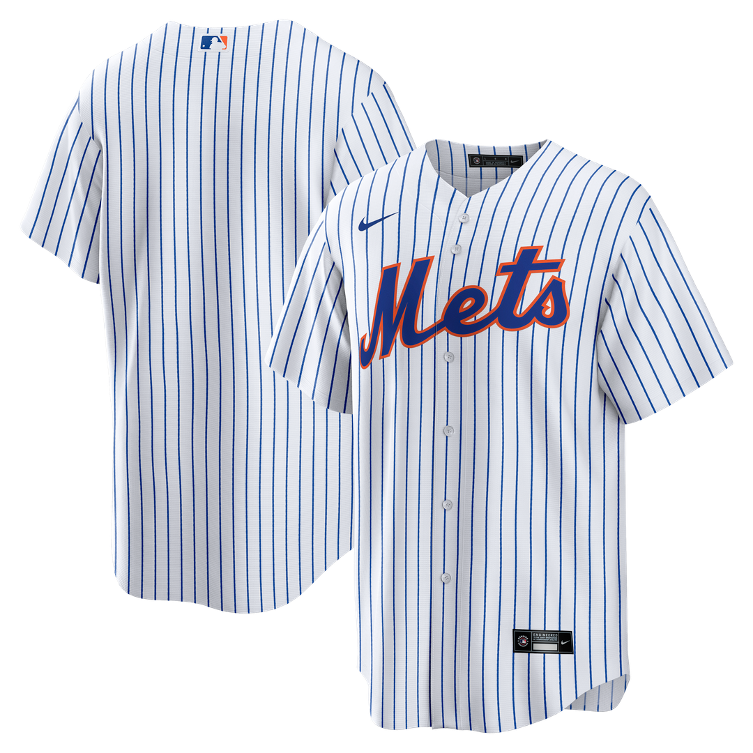 New York Mets Nike White Home Big & Tall Replica Jersey