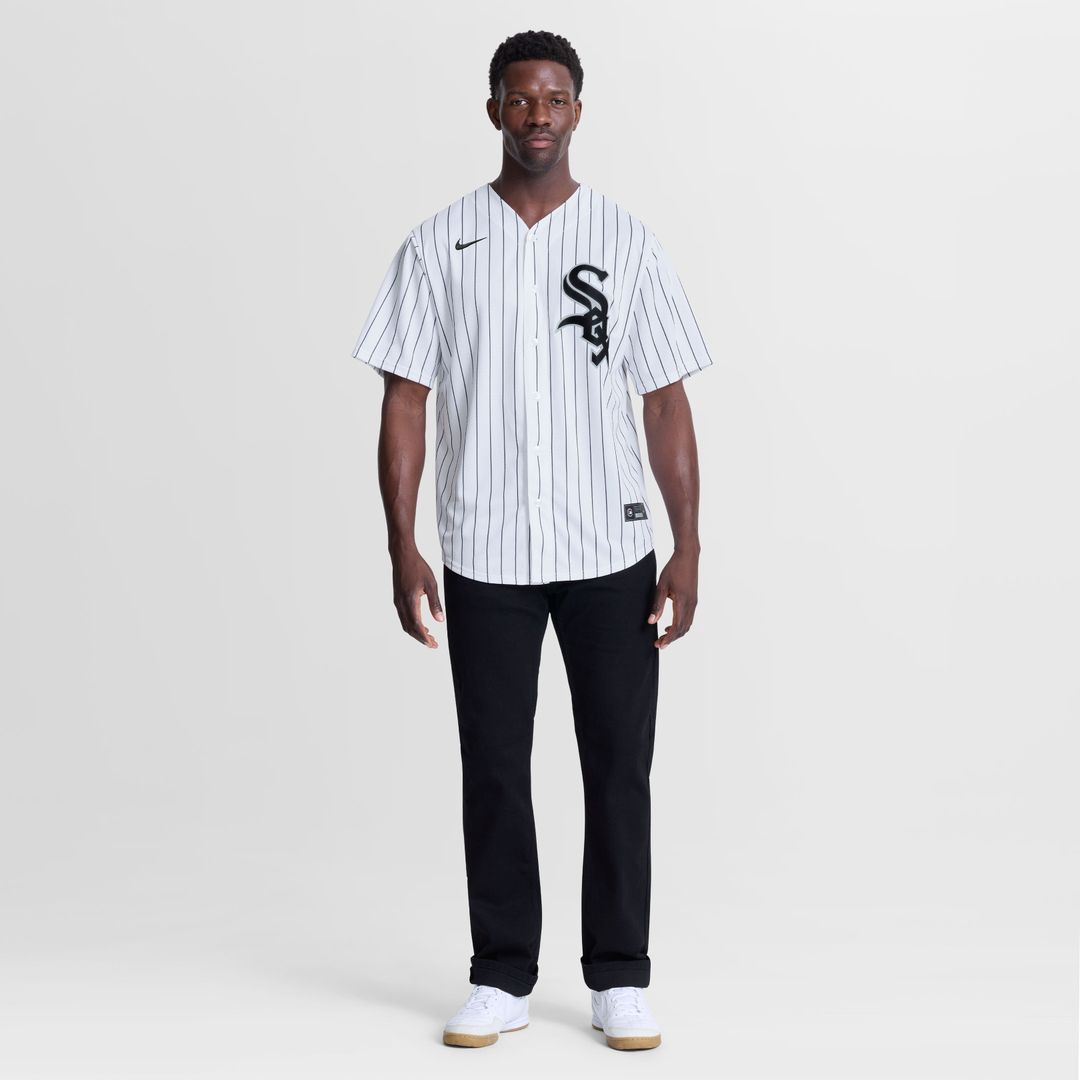 Chicago White Sox Huascar Brazoban Nike White Home Replica Jersey