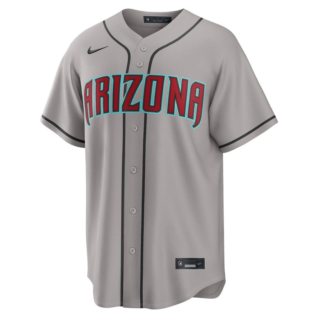 Arizona Diamondbacks Corbin Carroll Nike Gray Road Replica Jersey