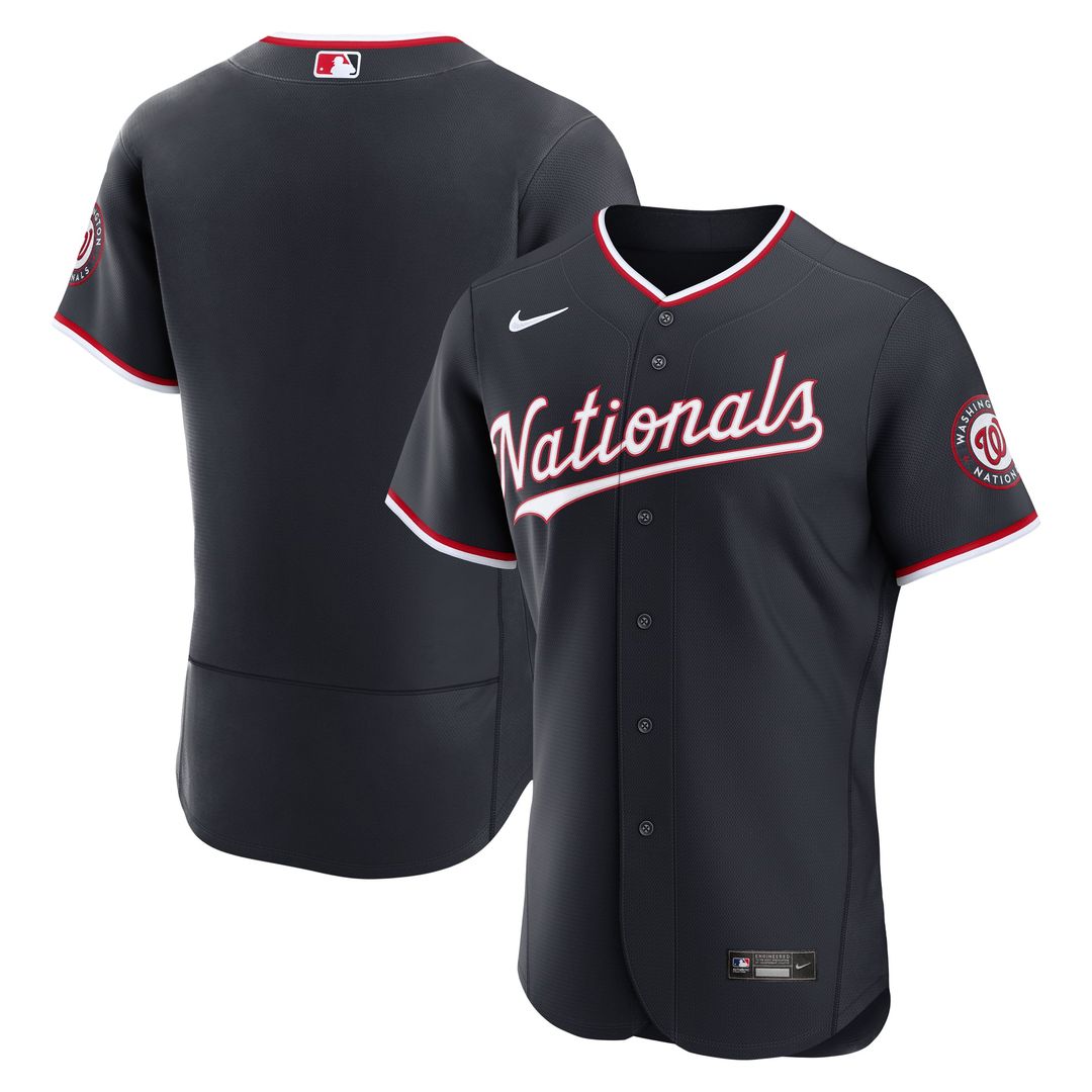 Washington Nationals Nike Navy Alternate Authentic Jersey