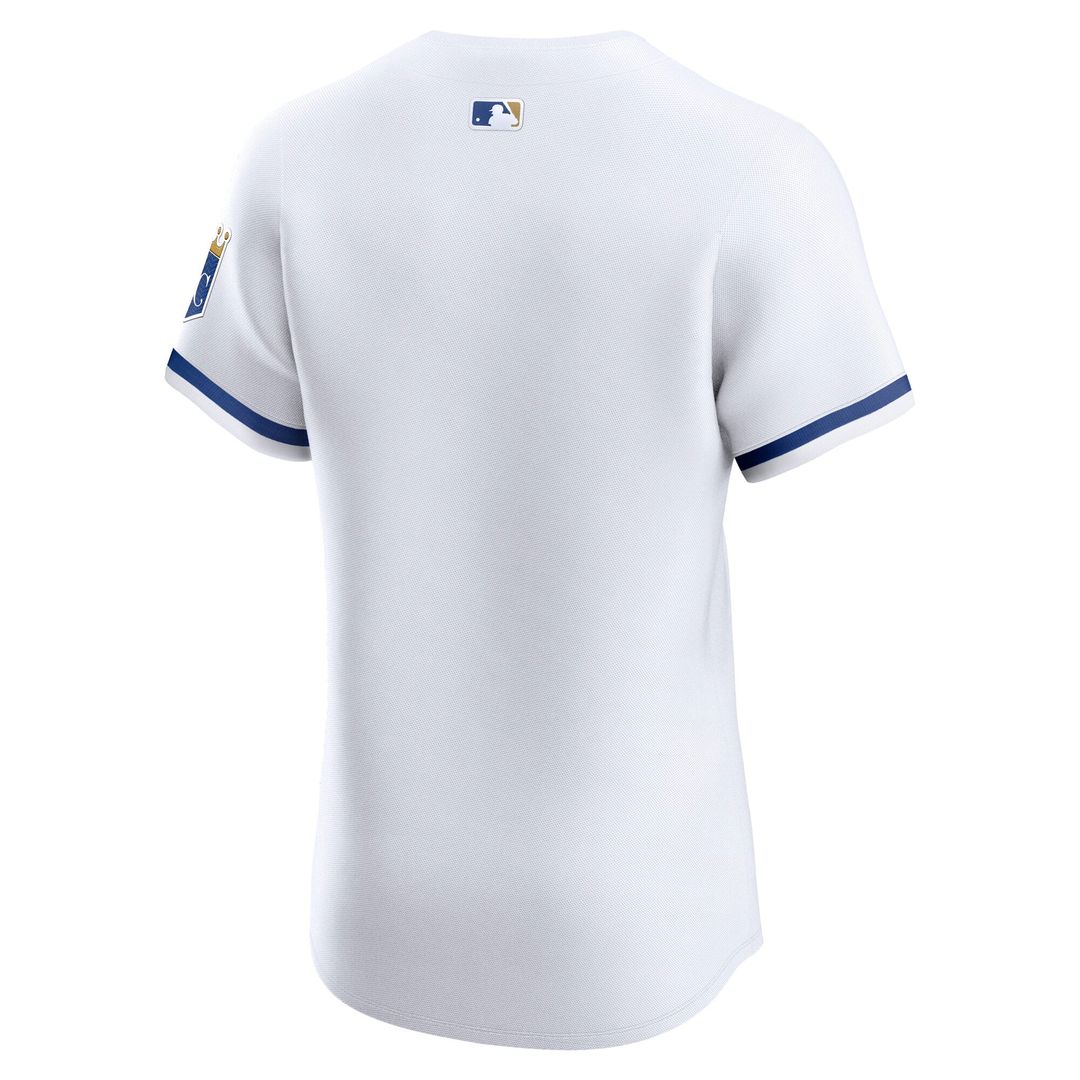 Kansas City Royals Nike White Home Elite Jersey