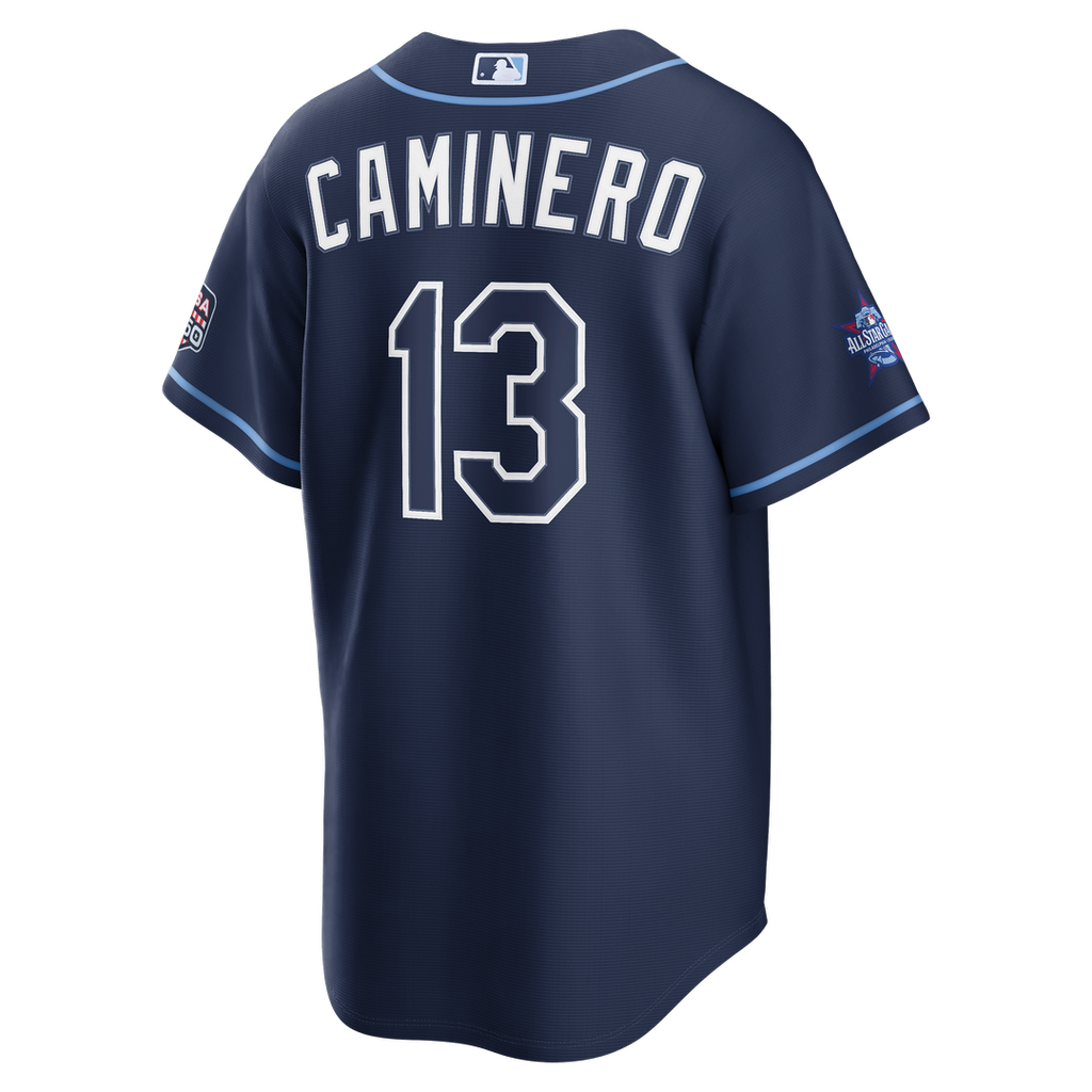 2026 All-Star Game Tampa Bay Rays Junior Caminero Nike Navy Replica Jersey