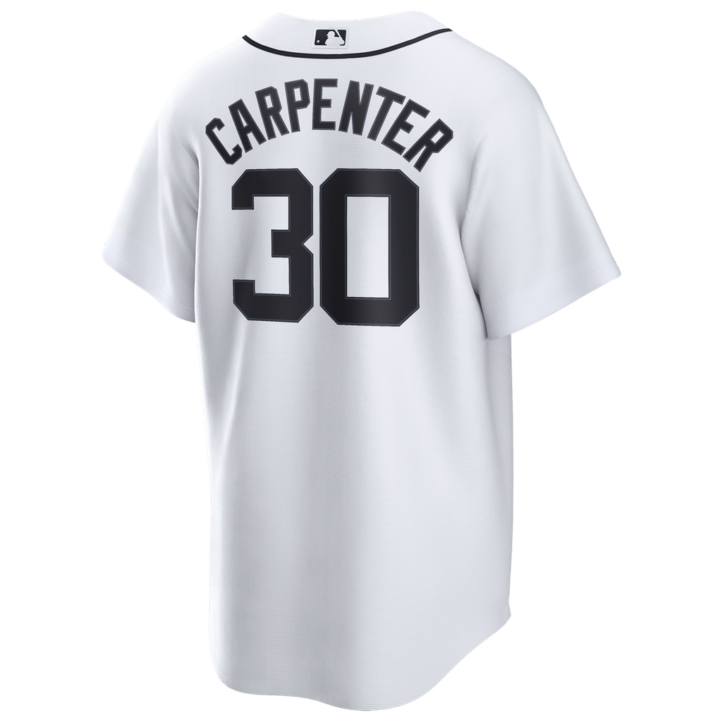 Detroit Tigers Kerry Carpenter Nike White Home Replica Jersey