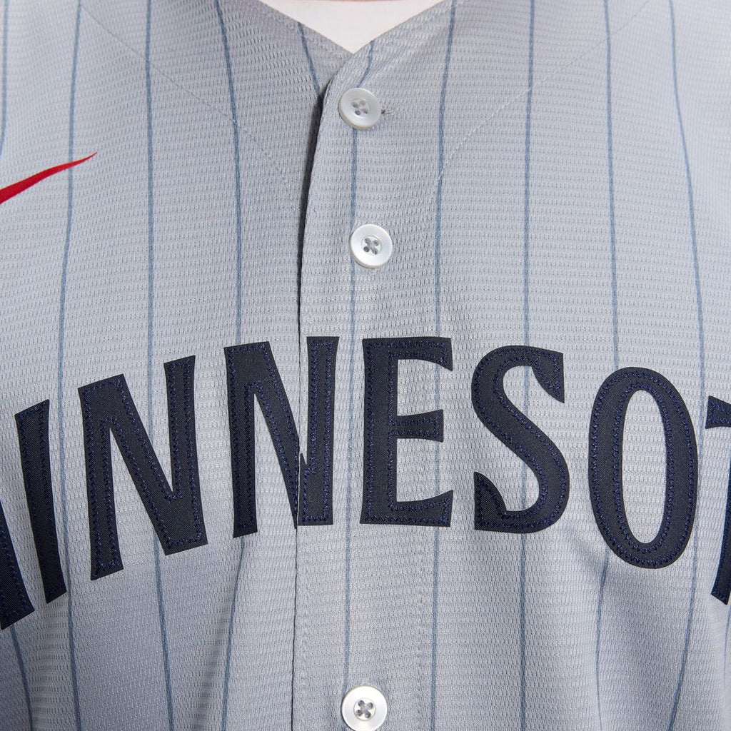 Minnesota Twins Nike Gray Road Replica Team Jersey