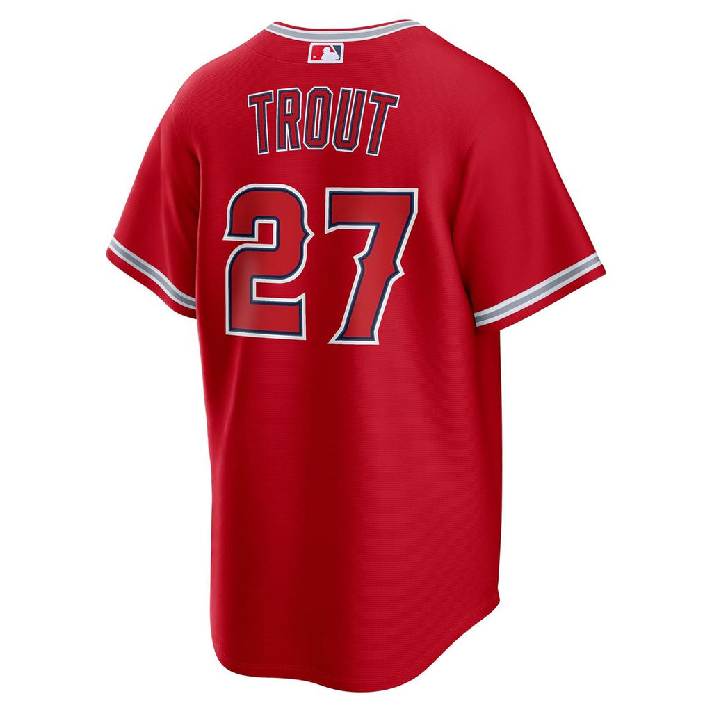 Los Angeles Angels Mike Trout Nike White Alternate Replica Jersey