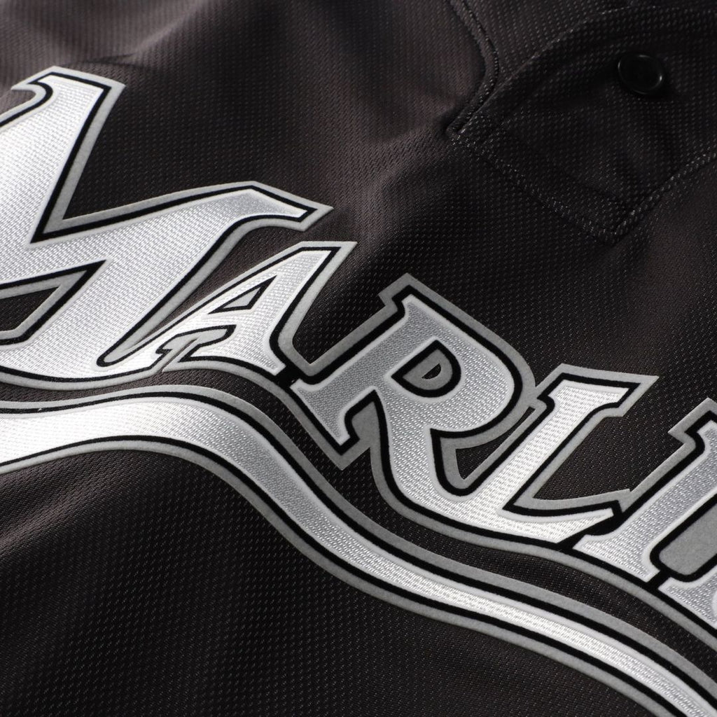 Florida Marlins Dontrelle Willis Mitchell & Ness Black Authentic Batting Practice Jersey