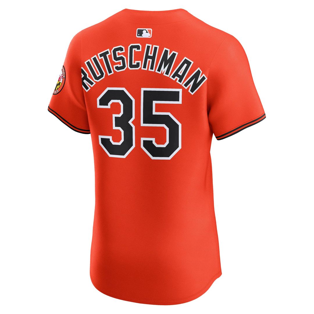 Baltimore Orioles Adley Rutschman Nike Orange Alternate 2 Elite Jersey