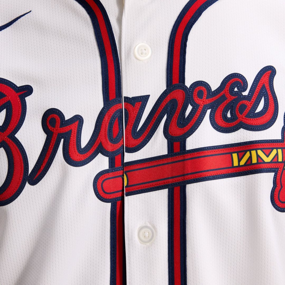 Atlanta Braves Nike White Home Limited Jersey