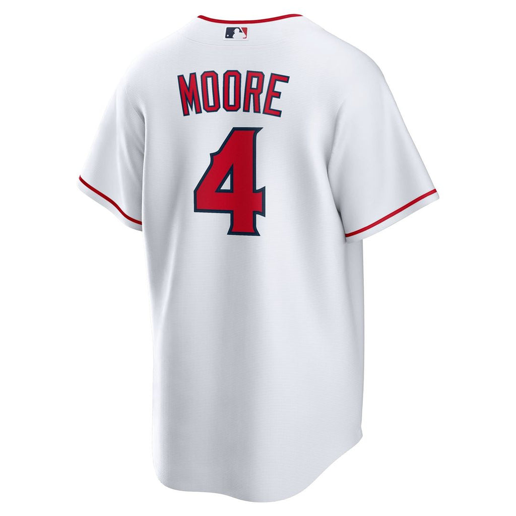 Los Angeles Angels Christian Moore Nike White Home Replica Jersey