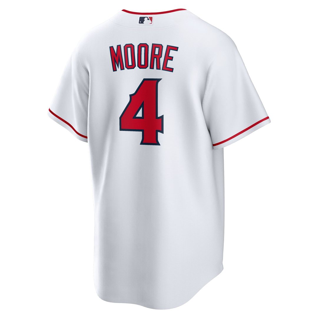 Los Angeles Angels Christian Moore Nike White Home Replica Jersey